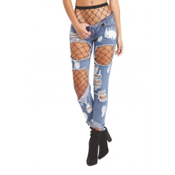 Aria s Closet Siyah Fileli Külotlu Çorap