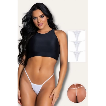 Arias Closet Süprem Penye Tanga String Külot 3lü