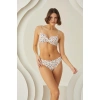 Aria s Closet Puantiyeli Şık Desenli Kaplı Bikini Takımı