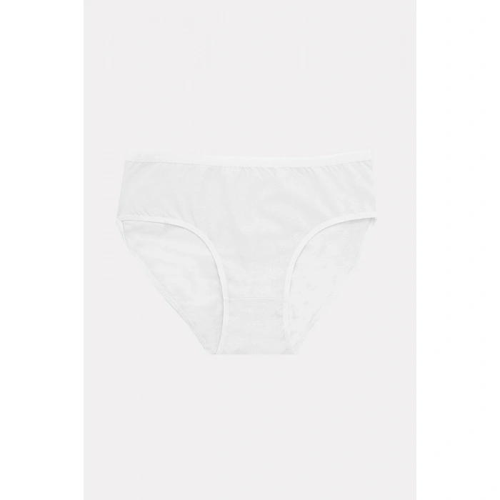 Aria s Closet Büyük Beden Pamuklu Siyah Beyaz Ten Rengi 3 lü Külot