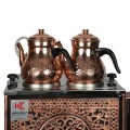 2li Bakır Sıfıra Sıfır Elektrikli Özel Desen Çay Kazanları