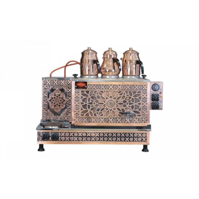 3LÜ BAKIR ELEKTRİKLİ PLEYTLİ (DEMLİKLİ)