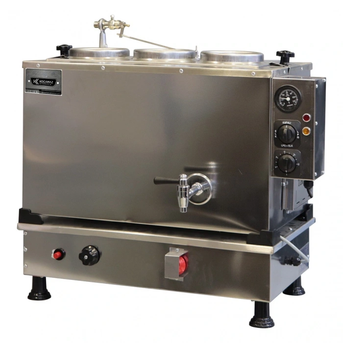 3LÜ İNOX SIFIRA SIFIR DOĞALGAZLI ELEKTRİKLİ