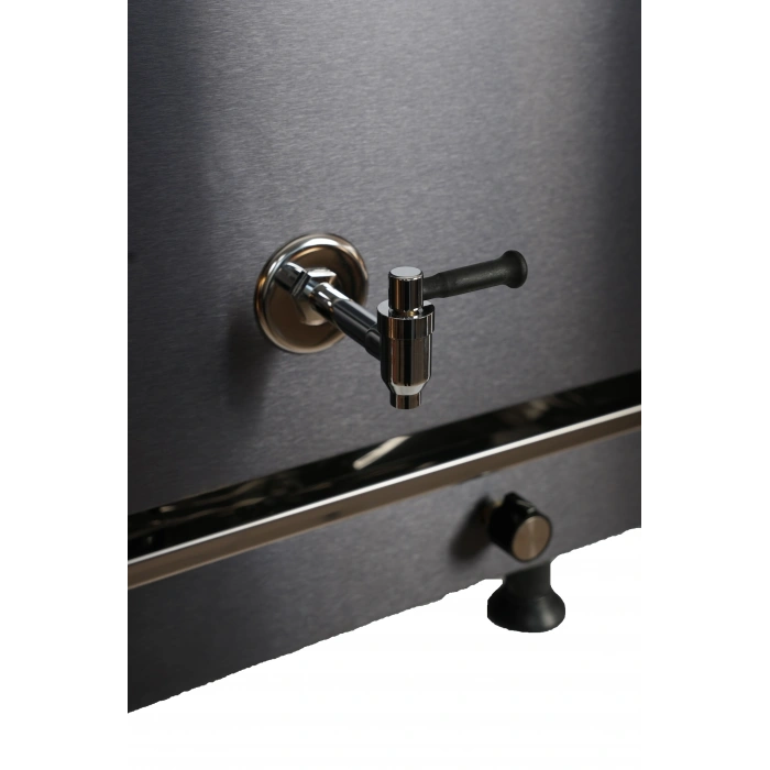 6lı Dekoratif İnox Doğalgazlı ve Elektrikli Çay Kazanı