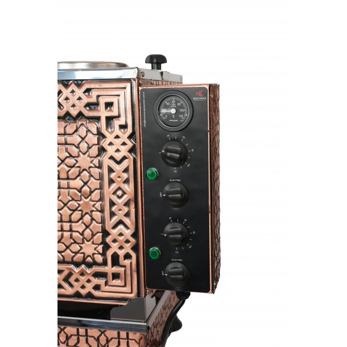 6lı Bakır Elektrikli Pleytli Çay Kazanı