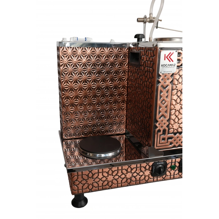 6lı Bakır Elektrikli Pleytli Çay Kazanı