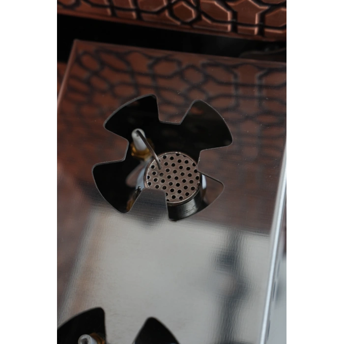 6lı Bakır Doğalgazlı ve Elektrikli Çay Kazanı