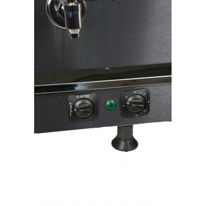 5li Dekoratif İnox Elektrikli Pleytli Çay Kazanı