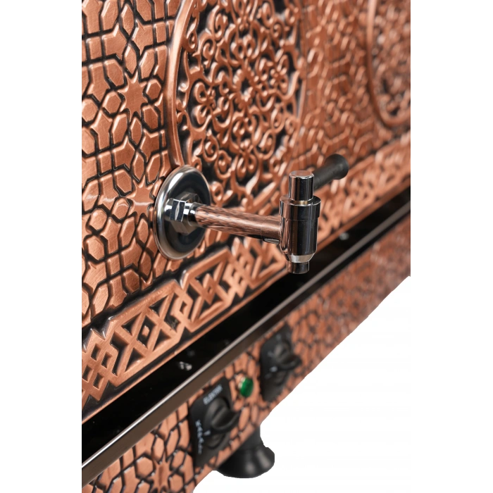 5li Bakır Elektrikli Pleytli Çay Kazanı