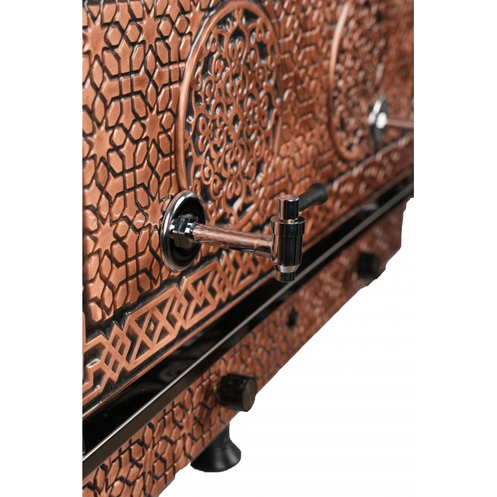 5li Bakır Doğalgaz ve Elektrikli Çay Kazanı