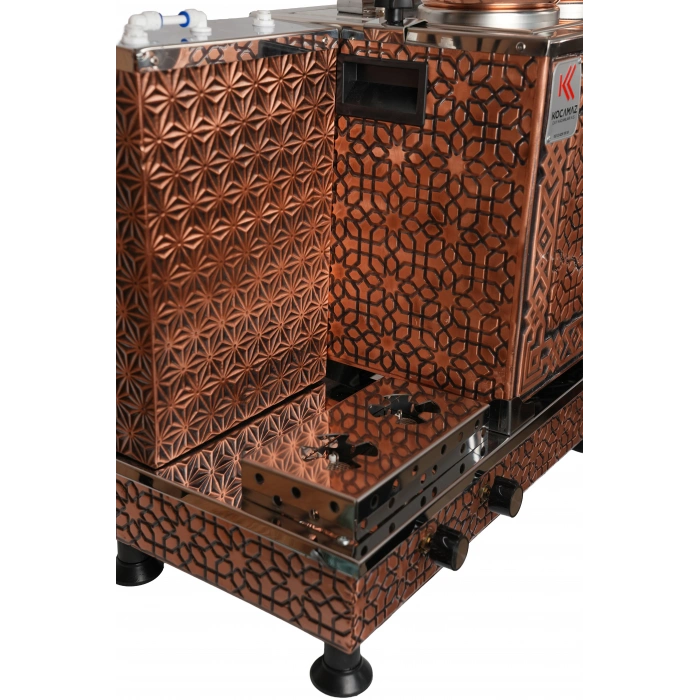 5li Bakır Doğalgaz ve Elektrikli Çay Kazanı