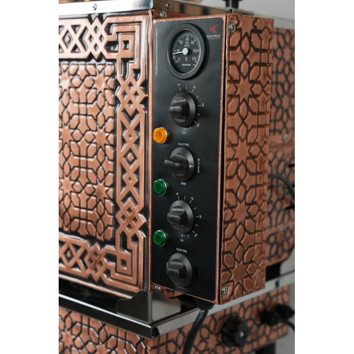 5li Bakır Doğalgaz ve Elektrikli Çay Kazanı