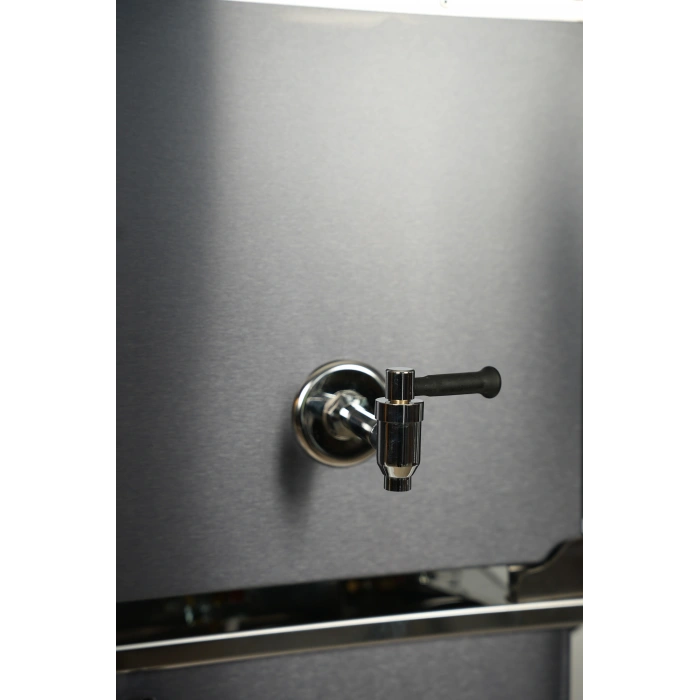 4lü Dekoratif İnox Sıfıra Sıfır Doğalgazlı ve Elektrikli Çay Kazanı