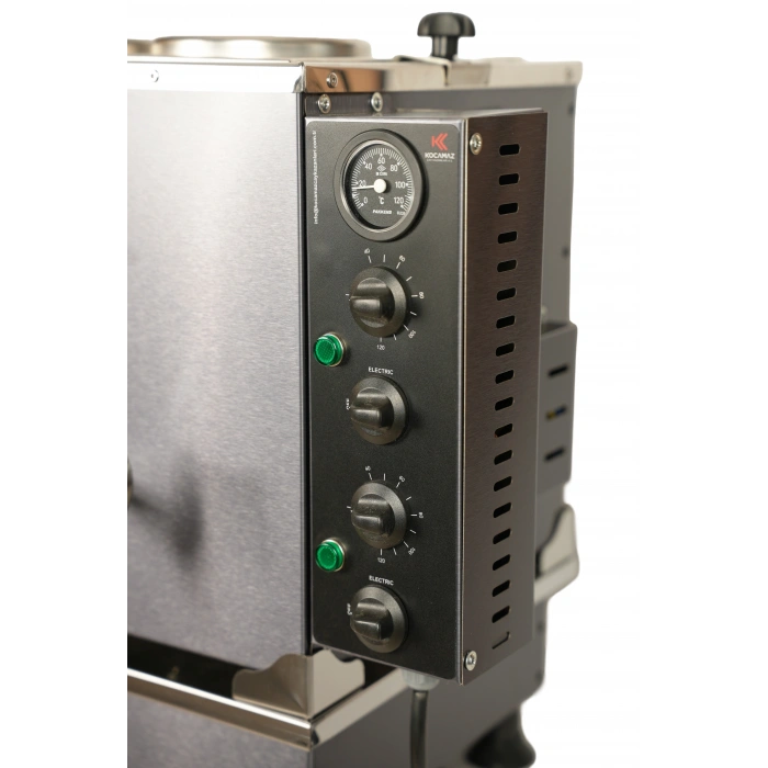 4lü Dekoratif İnox Elektrikli Pleytli Çay Kazanı