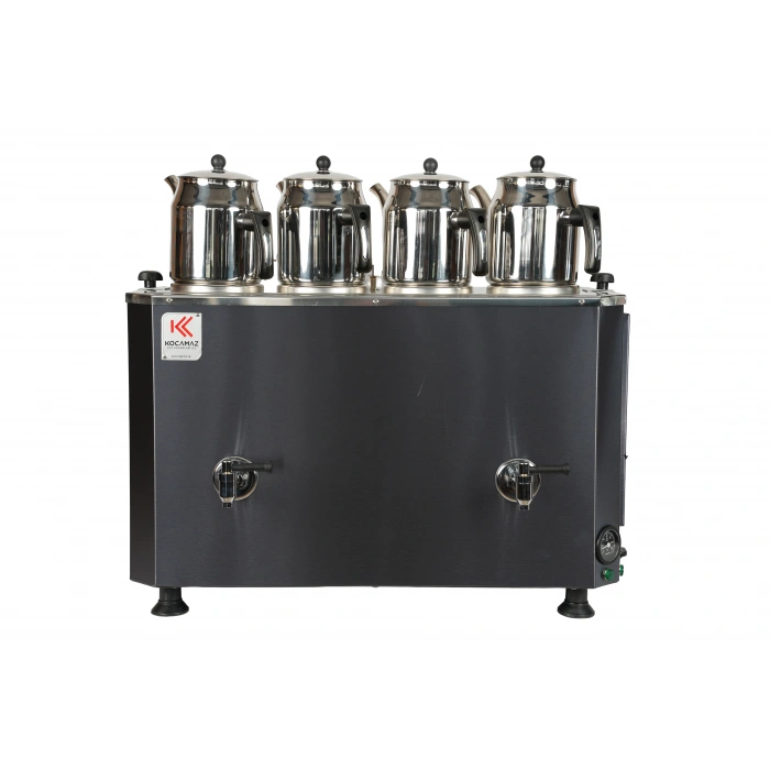 4lü Dekoratif İnox Çayland Elektrikli Çay Kazanı