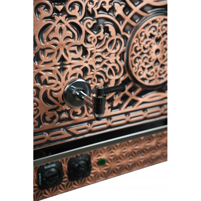 4lü Bakır Elektrikli Pleytli Çay Kazanı