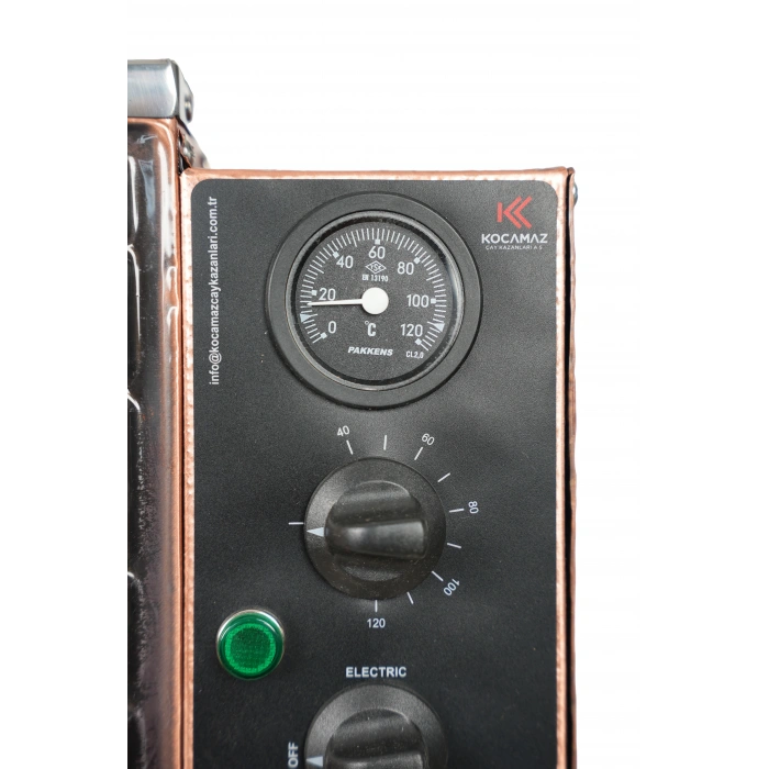 4lü Bakır Elektrikli Pleytli Çay Kazanı