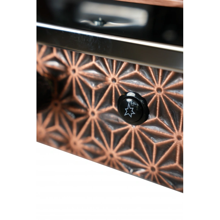 4lü Bakır Doğalgazlı ve Elektrikli Çay Kazanı