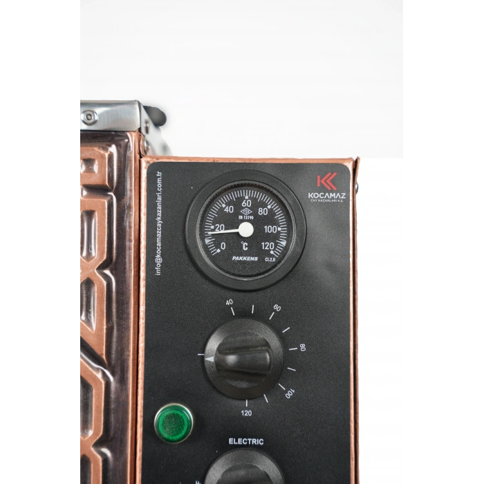 3lü Bakır Sıfıra Sıfır Elektrikli Çay Kazanı