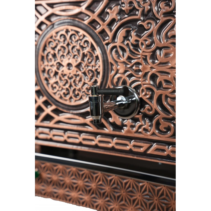 3lü Bakır Elektrikli Pleytli Çay Kazanı