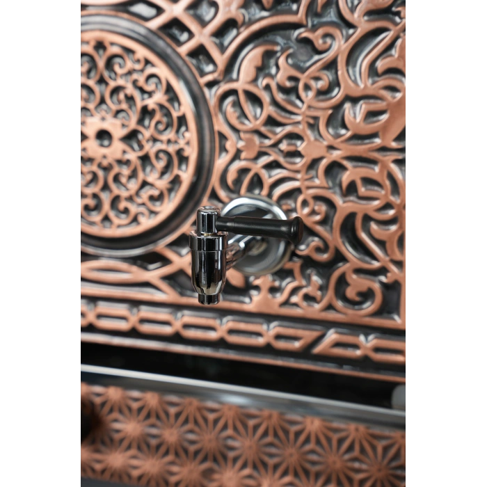 3lü Bakır Doğalgazlı ve Elektrikli Çay Kazanı