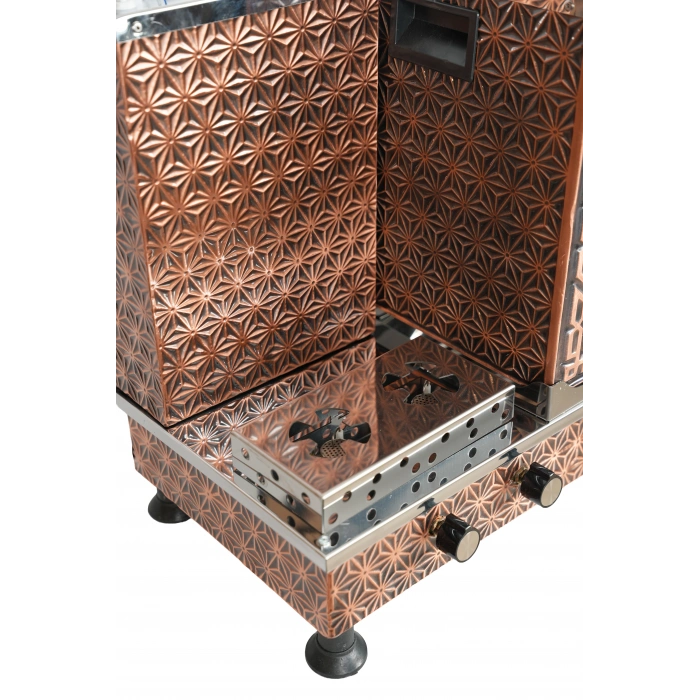 3lü Bakır Doğalgazlı ve Elektrikli Çay Kazanı