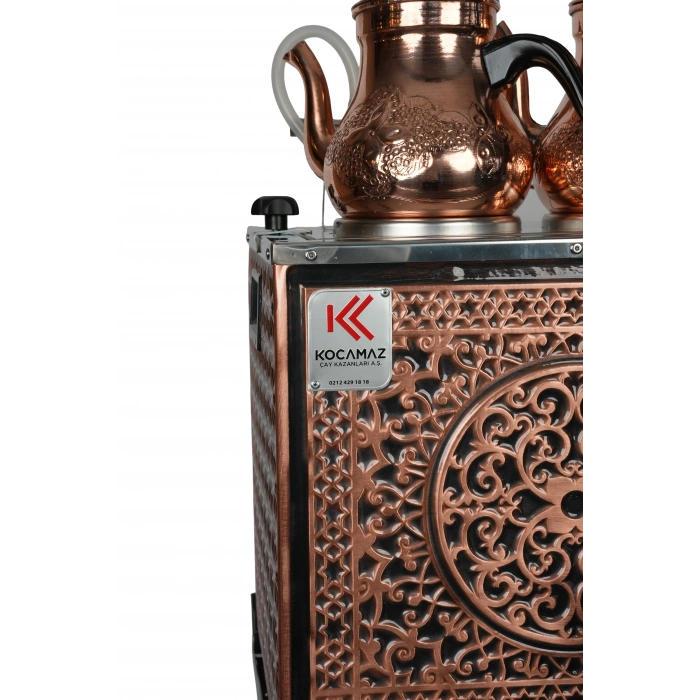 2li Bakır Sıfıra Sıfır Elektrikli Çay Kazanı