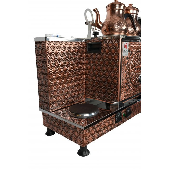 2li Bakır Elektrikli Pleytli Çay Kazanı