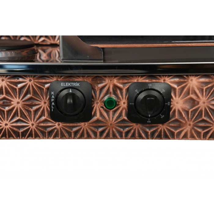 2li Bakır Elektrikli Pleytli Çay Kazanı