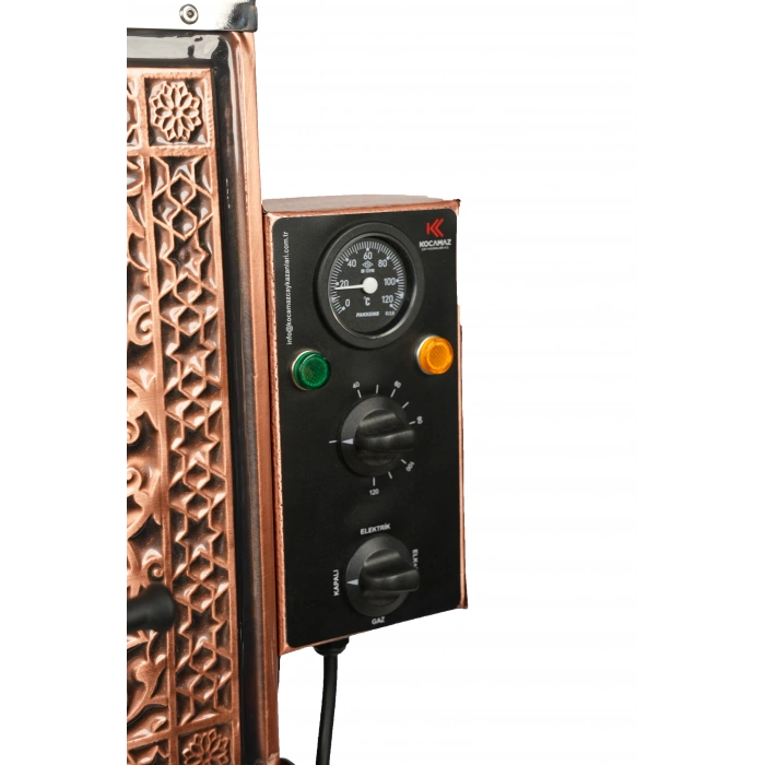 2li Bakır Doğalgazlı ve Elektrikli Çay Kazanı