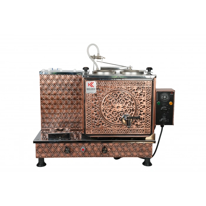 2li Bakır Doğalgazlı ve Elektrikli Çay Kazanı