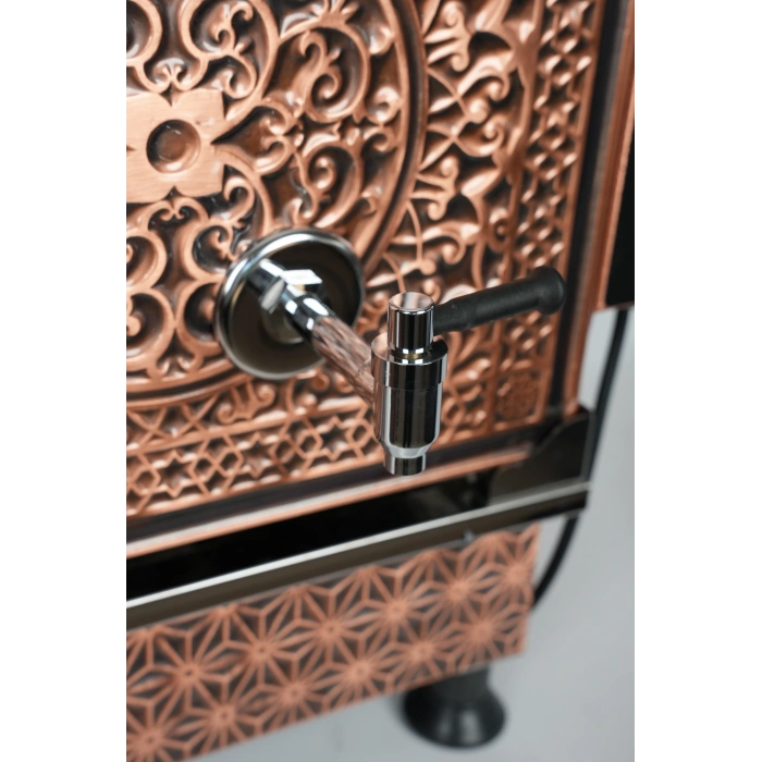 2li Bakır Doğalgazlı ve Elektrikli Çay Kazanı