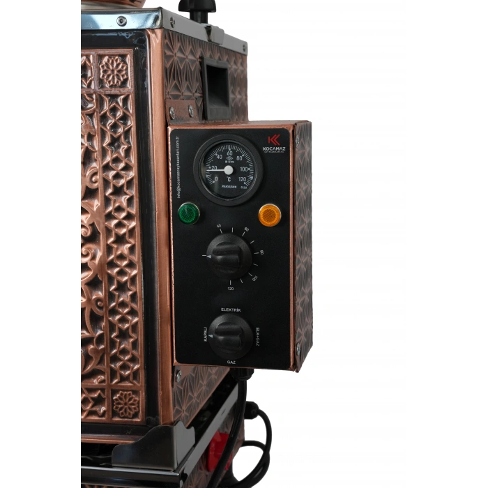 2li Bakır Doğalgazlı ve Elektrikli Çay Kazanı