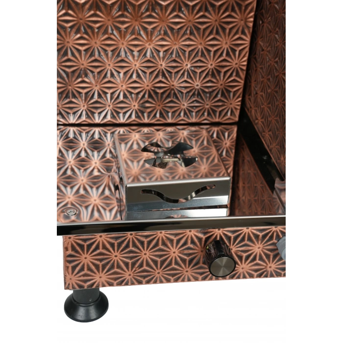 2li Bakır Doğalgazlı ve Elektrikli Çay Kazanı