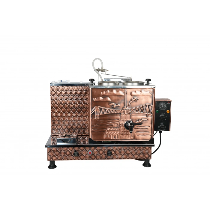 2li Bakır Doğalgaz ve Elektrikli Özel Desen Çay Kazanları