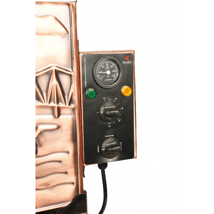 2li Bakır Doğalgaz ve Elektrikli Özel Desen Çay Kazanları