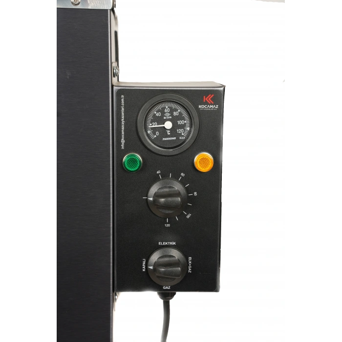 2li Dekoratif İnox Full Doğalgazlı Ve Elektrikli Çay Kazanı