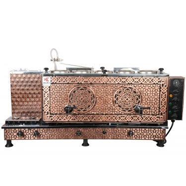 5li Bakır Doğalgaz ve Elektrikli Çay Kazanı