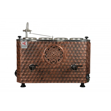 4lü Bakır Çayland Elektrikli Çay Kazanı