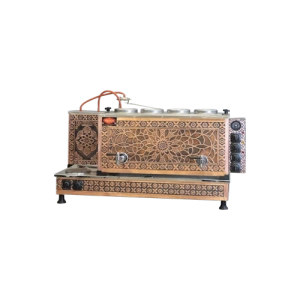 4 lü Bakır Elektrikli Pleytli (Demliksiz Yan)