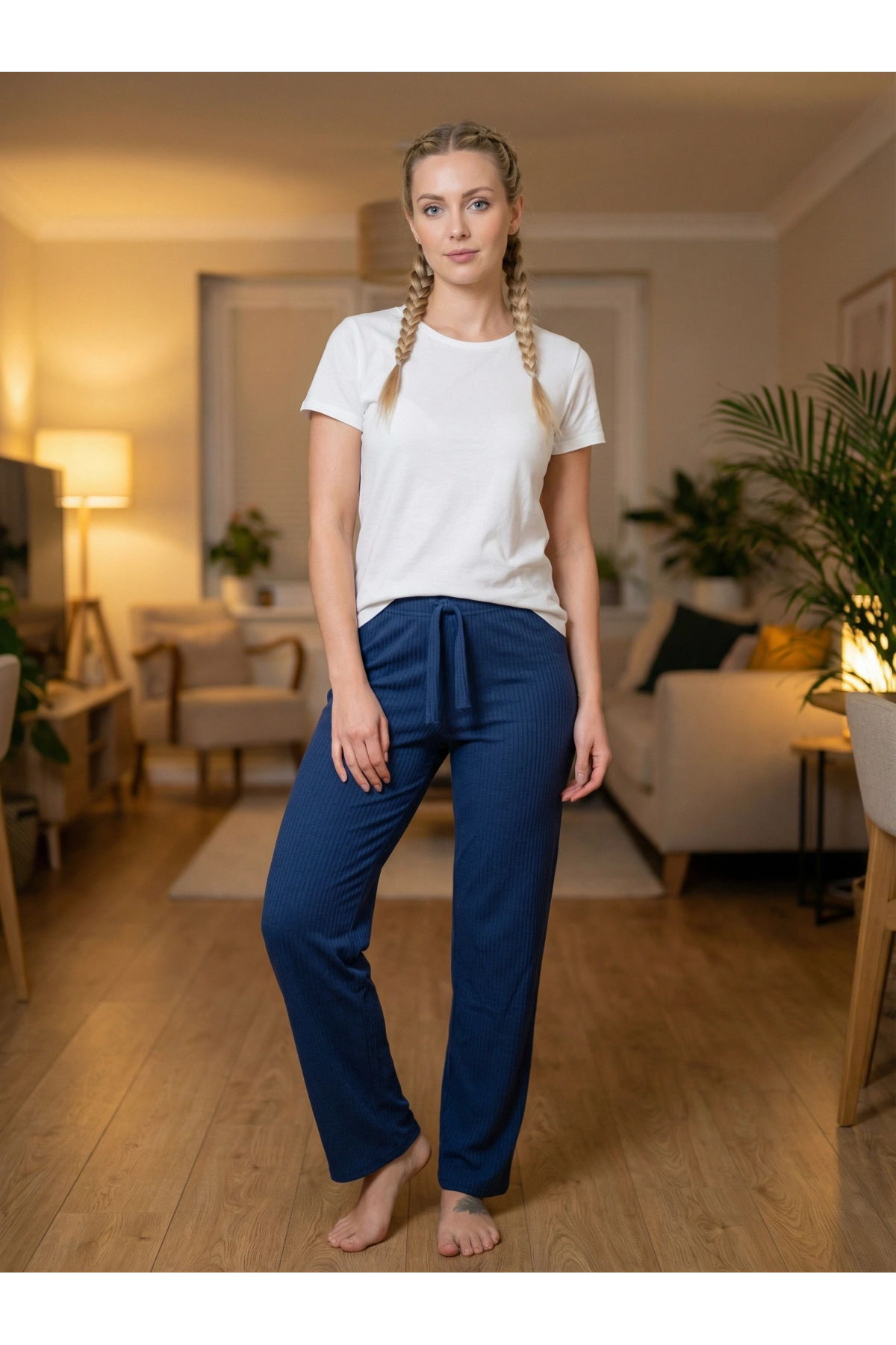 Kalın Raporlu Kışlık Pijama