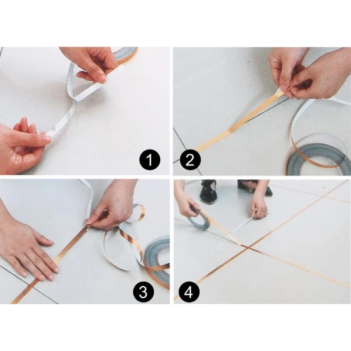 MDB 0.5 cm 50 Metre Gold Fayans Arası Şerit Bant