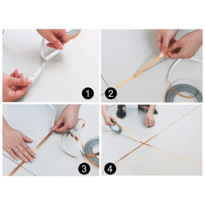 MDB 0.5 cm 50 Metre Gri Fayans Arası Şerit Bant