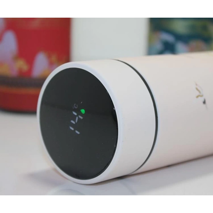 1 Adet Dijital Göstergeli Paslanmaz Çelik Termos