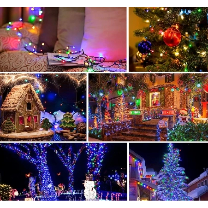 11m 100 Led RGB SOLAR