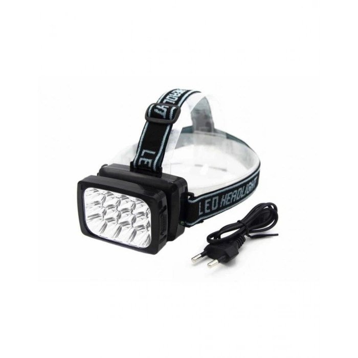 12 Ledli Güçlü Şarjlı Kafa Lambası