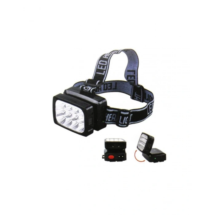 12 Ledli Güçlü Şarjlı Kafa Lambası