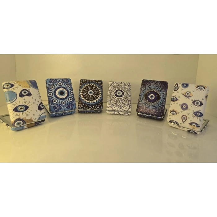 12li Büyüteçli Dikdörtgen Cep Aynası