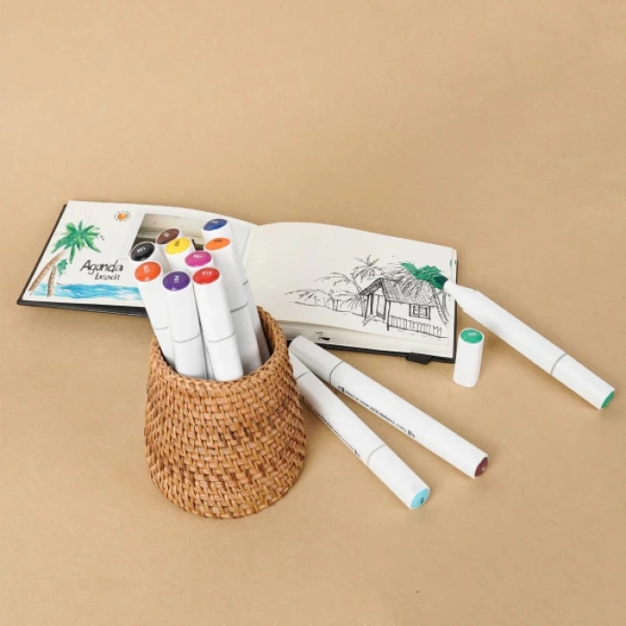 MDB 12 Parça Çift Taraflı Marker Boya Kalemi