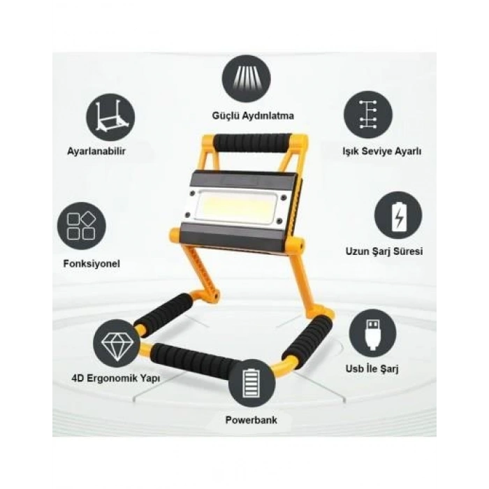 1300 Lümen Güçlü Aydınlatma